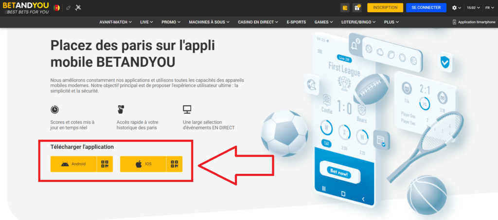 Betandyou iOS: options pour les utilisateurs d’iPhone