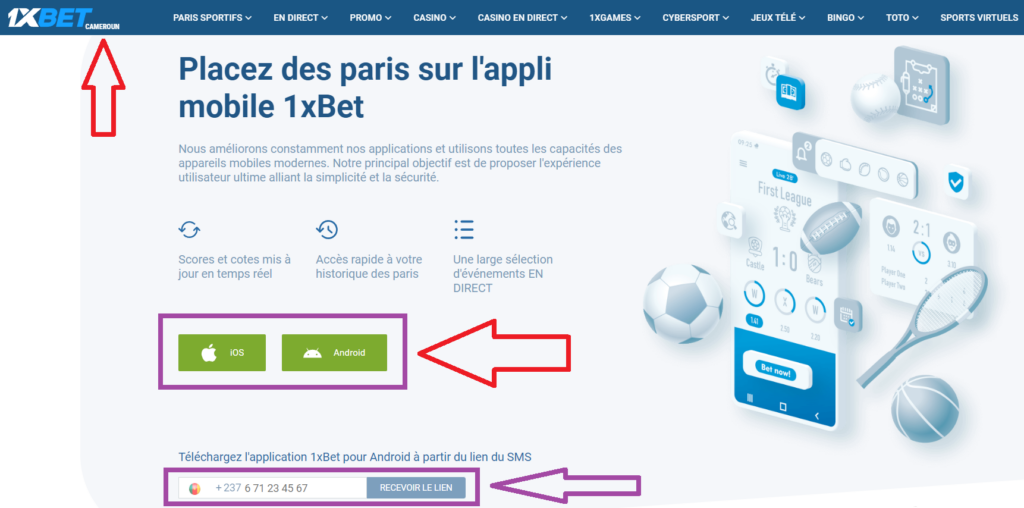 1xBet app : télécharger et profiter